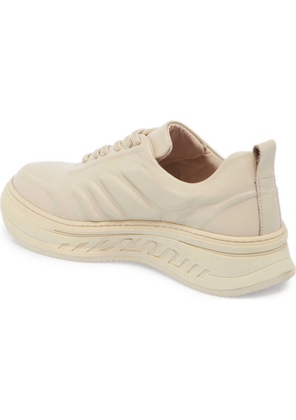 Bej Hakiki Deri Kadın Sneaker - K24S1AY67552-A25