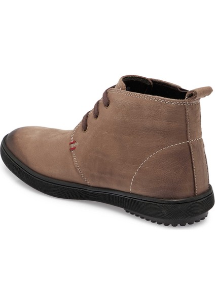 Kum Hakiki Nubuk Deri Erkek Casual Bot - E24K1BT56994-B21