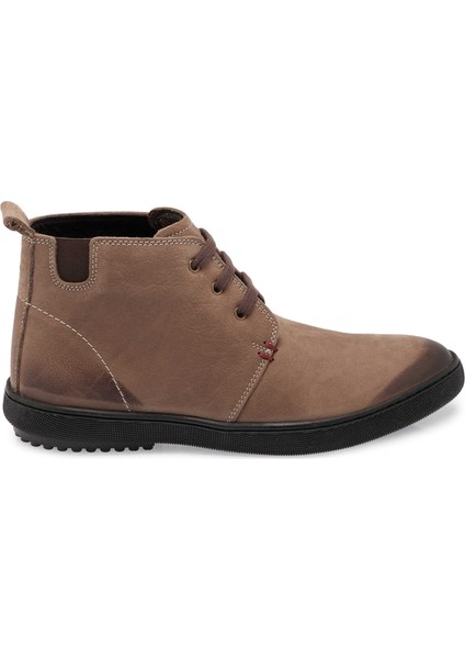 Kum Hakiki Nubuk Deri Erkek Casual Bot - E24K1BT56994-B21