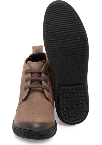 Kum Hakiki Nubuk Deri Erkek Casual Bot - E24K1BT56994-B21