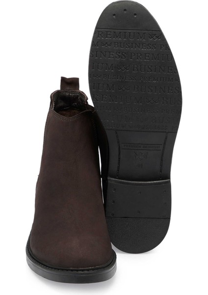 Kahve Hakiki Deri Erkek Klasik Bot - E24K1BT56989-A39