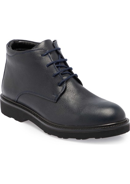 Lacivert Hakiki Deri Erkek Klasik Bot - E24K1BT57011-A38 indirimleri