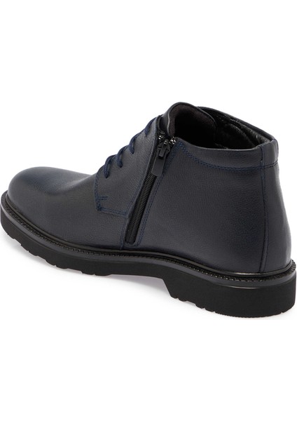 Lacivert Hakiki Deri Erkek Klasik Bot - E24K1BT57011-A38