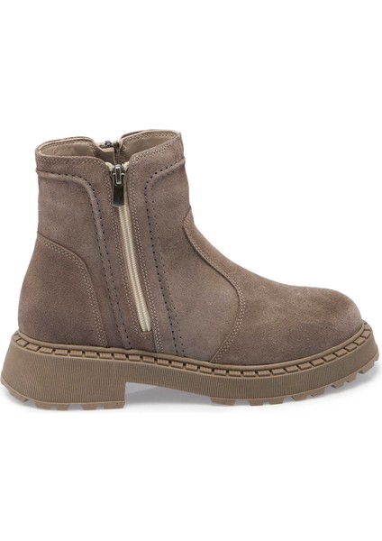 Vizon Hakiki Süet Deri Kadın Casual Bot - K24K1BT67557-A02