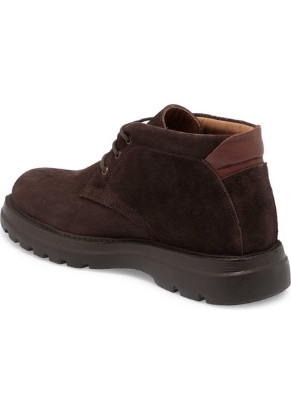 Kahve Hakiki Süet Deri Erkek Casual Bot - E24K1BT56929-B85 indirimleri