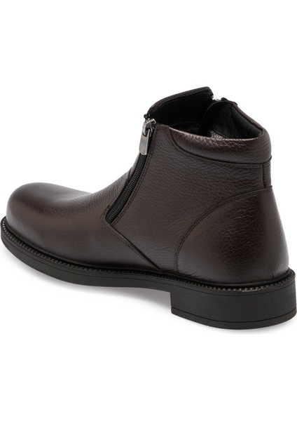 Kahve Hakiki Deri Erkek Casual Bot - E24K1BT56995-A42