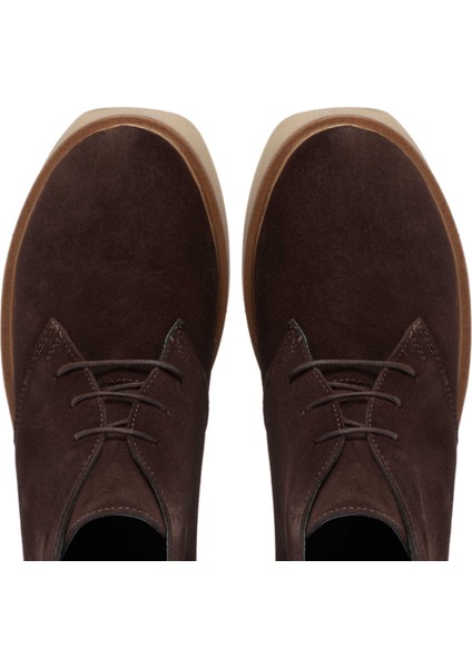 Kahve Hakiki Süet Deri Kadın Casual Bot - K24K1BT67624-B85