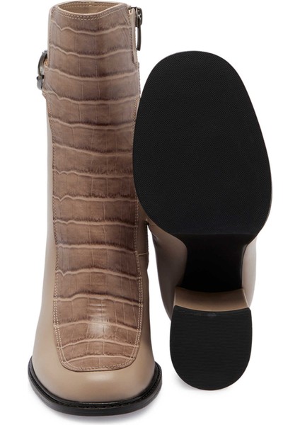 Vizon Hakiki Deri Kadın Klasik Bot - K24K1BT67709-N98