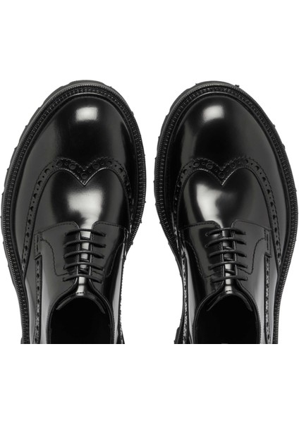 Siyah Hakiki Deri Erkek Klasik Ayakkabı - E24S1AY57069-A35