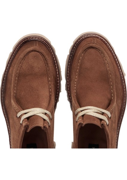 Taba Hakiki Süet Deri Erkek Casual Ayakkabı - E24S1AY56978-K59