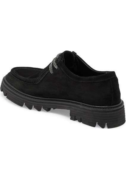 Siyah Hakiki Süet Deri Erkek Casual Ayakkabı - E24S1AY56978-A01 indirimleri