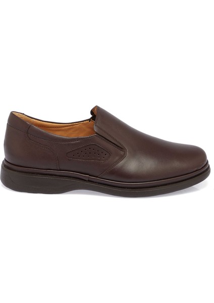 Kahve Deri Erkek Casual Ayakkabı - E24S1AY57132-D38