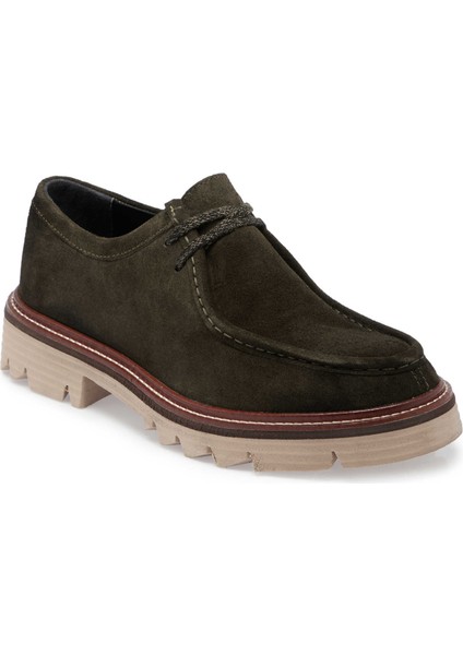 Haki Hakiki Süet Deri Erkek Casual Ayakkabı - E24S1AY56978-J86 indirimleri