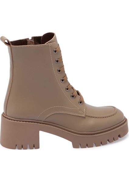Vizon Hakiki Deri Kadın Casual Bot - K24K1BT67558-A44
