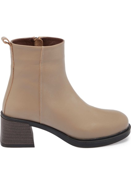 Vizon Hakiki Deri Kadın Casual Bot - K24K1BT67559-A44