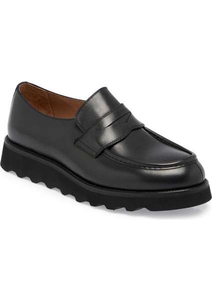 Siyah Hakiki Deri Erkek Casual Ayakkabı - E24S1AY57083-C1U indirimleri