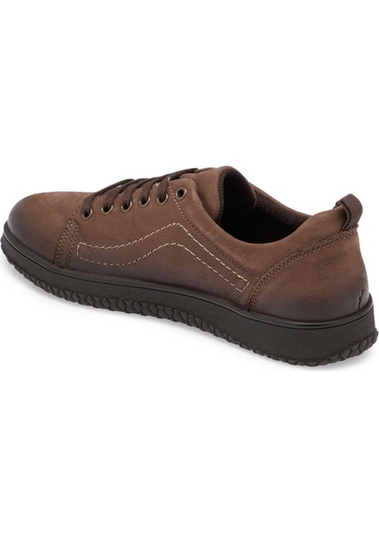 Vizon Hakiki Nubuk Deri Kadın Sneaker - K24S1AY67657-A65