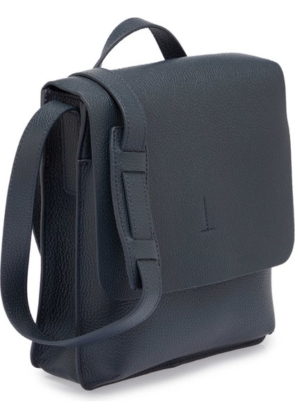 Lacivert Hakiki Deri Erkek Çapraz Askılı Çanta - S1AC00021521-A38 indirimleri