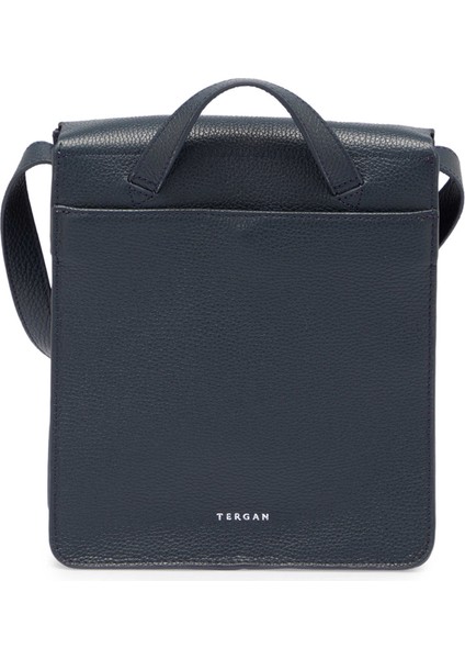 Lacivert Hakiki Deri Erkek Çapraz Askılı Çanta - S1AC00021521-A38