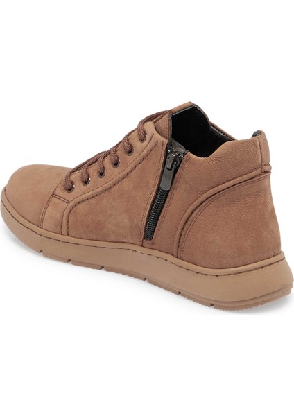 Taba Hakiki Nubuk Deri Kadın Casual Bot - K24K1BT67633-G99
