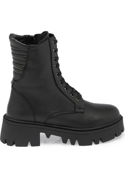 Siyah Hakiki Deri Kadın Casual Bot - K24K1BT67621-A41