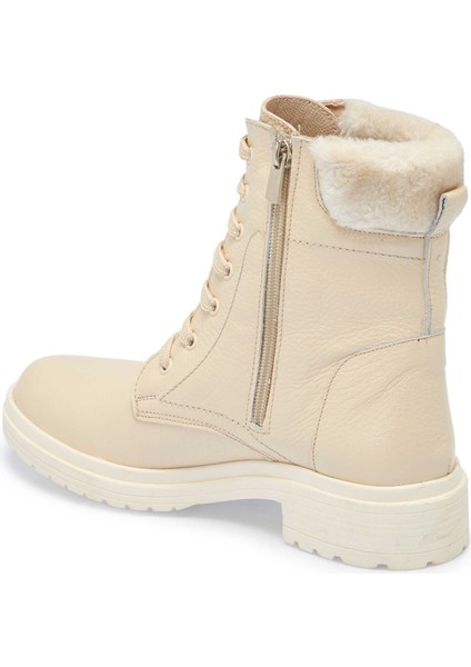 Bej Hakiki Deri Kadın Casual Bot - K24K1BT67571-B19
