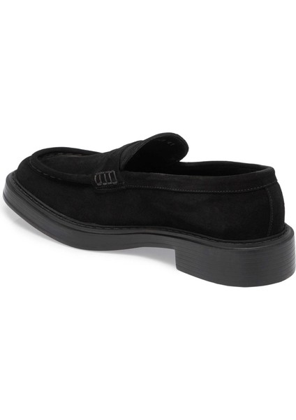 Siyah Hakiki Deri Erkek Loafer - E24S1AY57041-A01