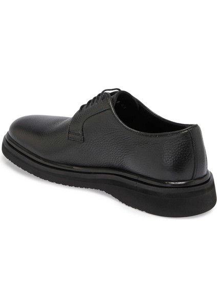 Siyah Hakiki Deri Erkek Klasik Ayakkabı - E24S1AY57045-A23