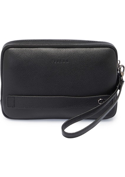 Siyah Hakiki Deri Erkek Portföy Çantası - S1PC00021529-V1D