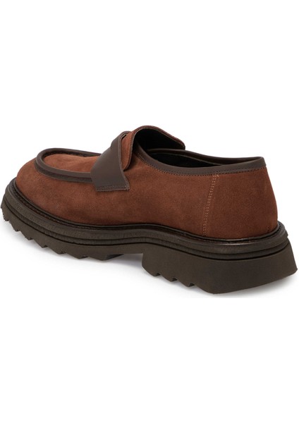 Taba Hakiki Süet Deri Erkek Klasik Ayakkabı - E24S1AY56993-K59