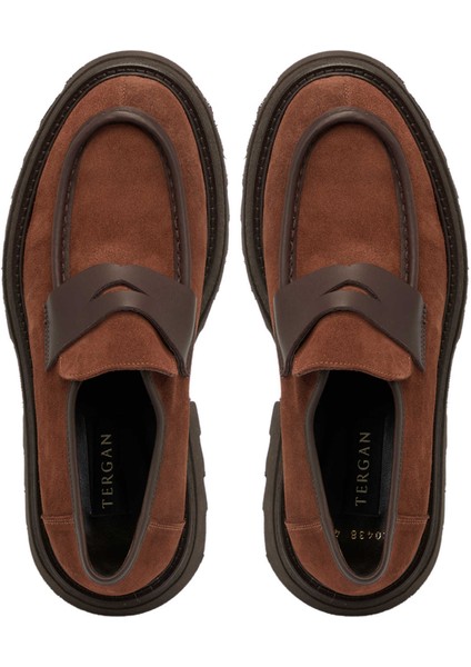 Taba Hakiki Süet Deri Erkek Klasik Ayakkabı - E24S1AY56993-K59