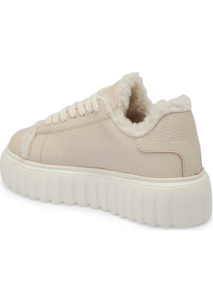 Bej Hakiki Deri Kadın Sneaker - K24S1AY67596-B19