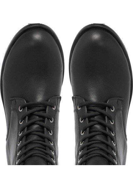 Siyah Hakiki Deri Kadın Casual Bot - K24K1BT67741-A23
