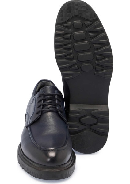 Lacivert Hakiki Deri Erkek Klasik Ayakkabı - E24S1AY57034-A31