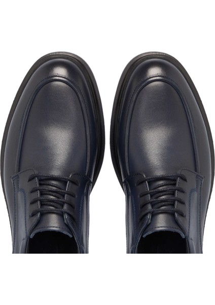 Lacivert Hakiki Deri Erkek Klasik Ayakkabı - E24S1AY57034-A31