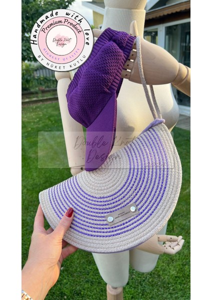 Fosforo 2li Şapkalı Set Yarım Ay D Clutch Portföy Çanta,Abiye Çanta, Hediyelik modelleri