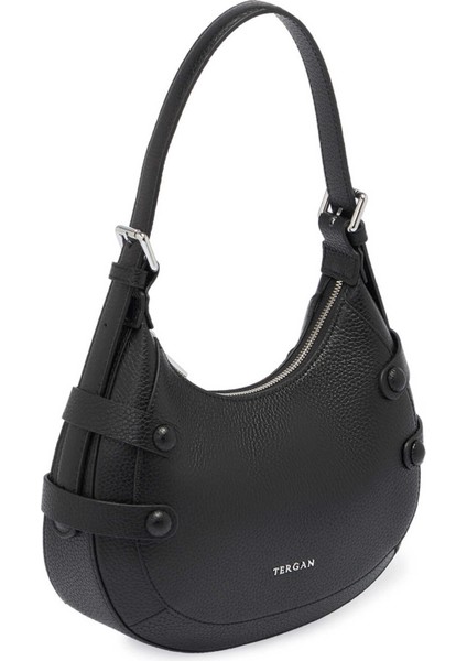 Siyah Hakiki Deri Kadın Omuz Çantası - S25Y1BC80352-A41