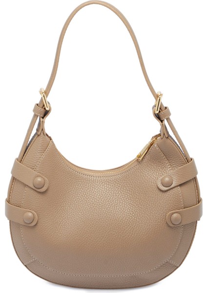 Bej Hakiki Deri Kadın Omuz Çantası - S25Y1BC80352-S95 indirimleri