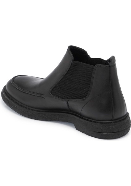 Siyah Hakiki Deri Erkek Klasik Bot - E24K1BT57073-A23