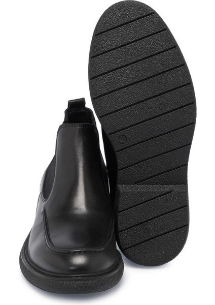 Siyah Hakiki Deri Erkek Klasik Bot - E24K1BT57073-A23
