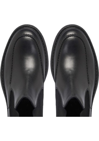 Siyah Hakiki Deri Erkek Klasik Bot - E24K1BT57073-A23