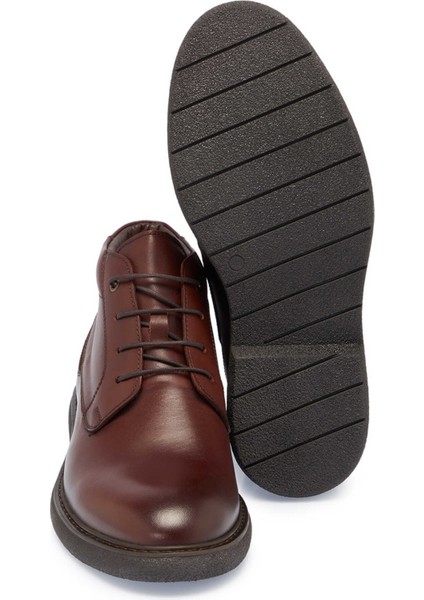 Kahve Hakiki Deri Erkek Klasik Bot - E24K1BT57072-A24
