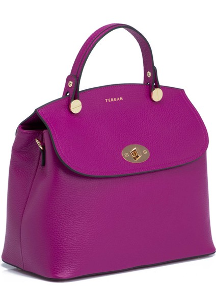 Fuşya Hakiki Deri Kadın El Çantası - S25Y1BC79121-C42