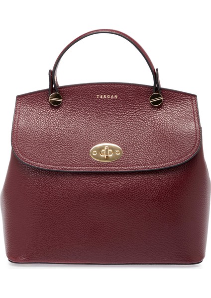 Bordo Hakiki Deri Kadın El Çantası - S25Y1BC79121-M71 indirimleri