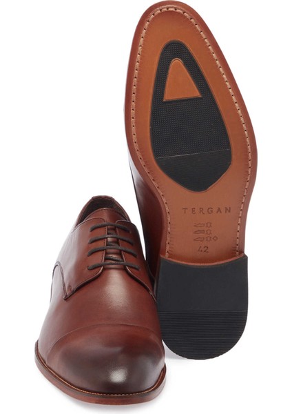 Taba Hakiki Deri Erkek Klasik Ayakkabı - E4MEAY057244-A37