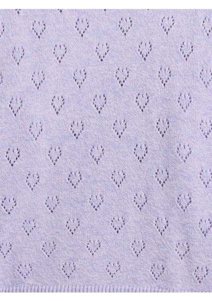 Kız Bebek Lila Cashsoft Pointelle Bisiklet Yaka Kazak fiyatları