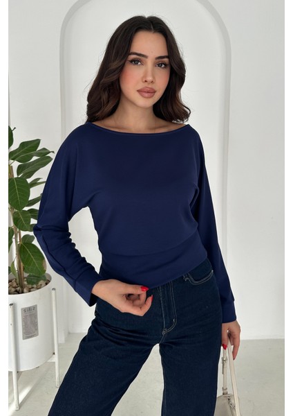 Kadın Omuz Açık Uzun Kollu Bluz – Wine Mood modelleri