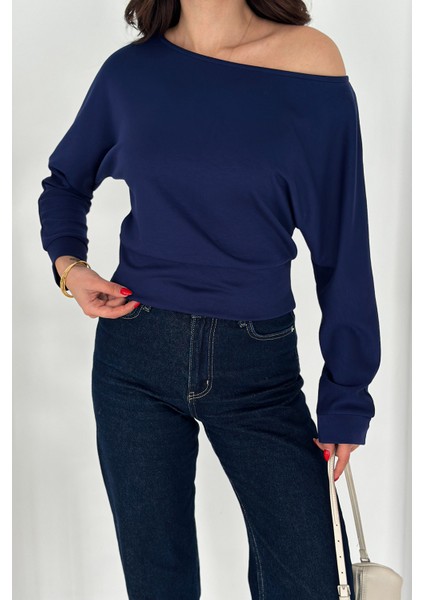 Kadın Omuz Açık Uzun Kollu Bluz – Wine Mood fırsatları