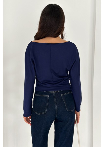Kadın Omuz Açık Uzun Kollu Bluz – Wine Mood indirimleri