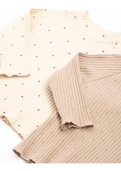 Nokta Baskılı Kaşkorse Alt-Üst Takım – Vizon fırsatları